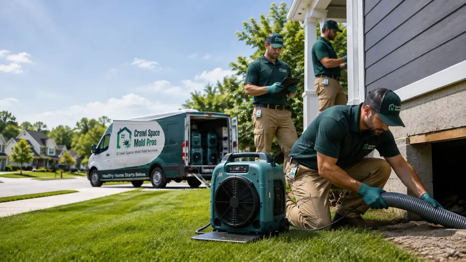 Crawl Space Mold Removal in Sutter, CA